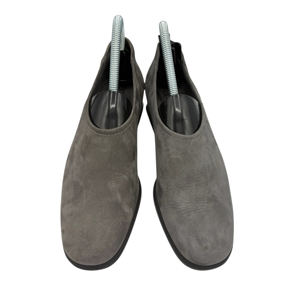 Arche France Gray Suede Slip On Loafer Low Heel MSRP $225 UK 38 / US 7-7.5 - Picture 6 of 9